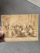 Antique Deutschland Kaiserfamilie 1888 Kaiser Wilhelm II Family cabinet photo