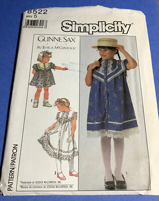 white christmas dresses Toddler Flower Girl Cottagecore Prairie Cottage Core Maxi Dress Sewing  Pattern Little Vogue 1272 Size 3