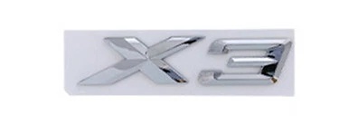 ABS cromado para BMW Serie X3 emblema X3+SDrive30i número letra insignia maletero trasero Foto 3 de 4