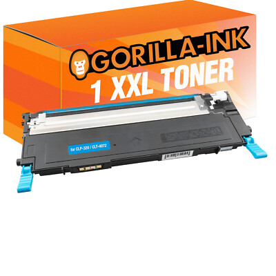 Toner-Patrone XXL Cyan für Samsung CLP-320 CLP-325N CLX-3180 CLX-3185N C4072