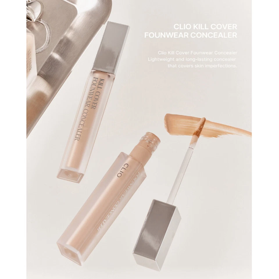Corrector CLIO Kill Cover Founwear 3 colores 6 g K-Beauty Foto 3 de 3