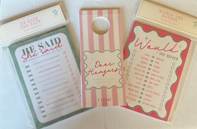 Games for Bridal Shower, Engagement Party, Wedding Party  48 Guests SEE COMMENTS