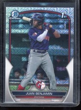 2023 Bowman Chrome JUAN BENJAMIN 1st Bowman Mojo Refractor #BCP-151