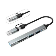 TYPE-C 5 in 2 USB 3.0 Hub USB3.0+2*USB2.0+SD+TF Splitter docking stations Laptop