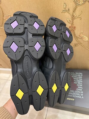 New Balance 9060 x Mowalola Burglarwear Black Purple Yellow EU 44