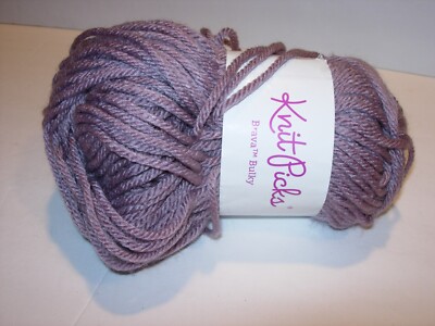 KNIT PICKS YARN MAUVE PURPLE DESIGNER KNITTING CRAFT FIBER ARTS TASSEL 100G