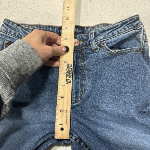 EUC VTG L.E.I Jeans Girls Size 14 Bootcut Y2K 90s Flare No pockets Lei - Picture 9 of 10