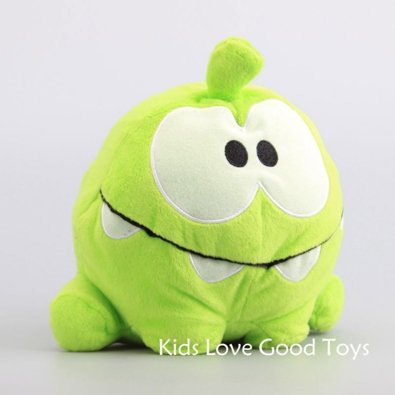 2022New Cut the Rope Hungry Om Nom Plush Toy Stuffed Doll Rare 8