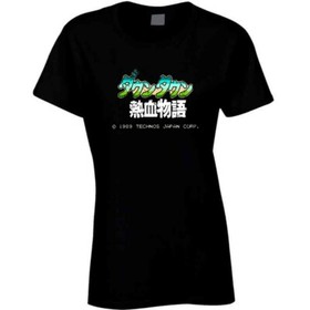 River City Ransom Japanese Logo NES Video Game Fan Distressed T Shirt