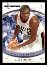 2007-08 Fleer Hot Prospects #15 Zach Randolph New York Knicks