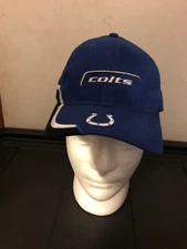 Colts Hat Cap Blue Black White Drew Pearson Marketing NFL Game Day