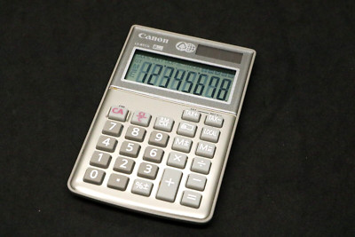 Canon 80-LS8TCG, Hosentaschen-Taschenrechner, Solar- und Batteriebetrieben
