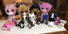 Lot of 16 TY Beanie Boos Small Medium Large