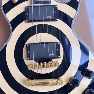 Wylde Zakk LP Chitarra Elettrica - Giallo Bullseye, Corpo In Mogano, Hardware HH Oro, 2025