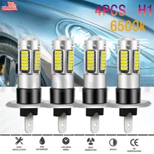 4x H1 LED Headlight Bulb Conversion Kit High Low Beam Super Bright White 6500K