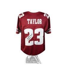 Jonathan Taylor Autograph Wisconsin Badgers Custom Football Jersey BAS Full Name
