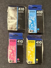 Official Brand New Epson 410 Ink Cartridges Black Cyan Magenta  Yellow  LQQK