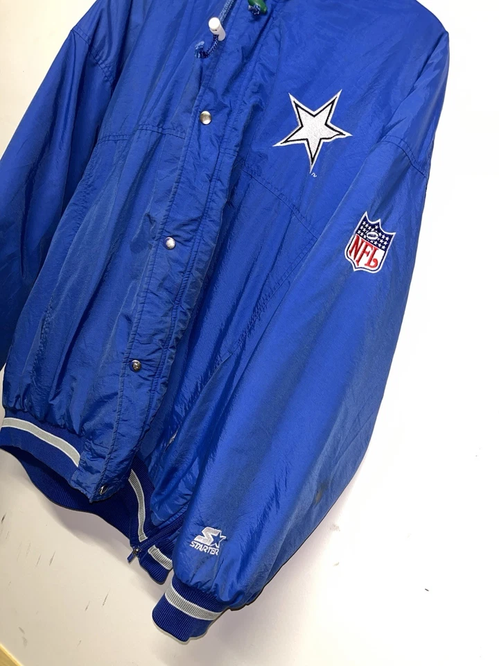 Chaqueta acolchada de iniciación de los Dallas Cowboys de colección de los 90 talla XL Foto 2 de 4