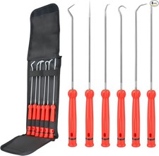 Precision Hook and Pick Set for Automotive, Swivelling Tail, 10 inch Pick To