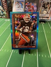 Topps Chrome Blue Refractor Cedric Tillman #67 Browns Serial #/150 NFL 2025