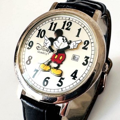 Disney Time Works Mickey Mouse Pie-Eye Quartz Watch