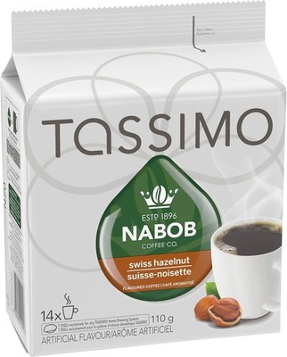 Nabob Tassimo Single Serve Swiss Hazelnut 14 T Discs 110g