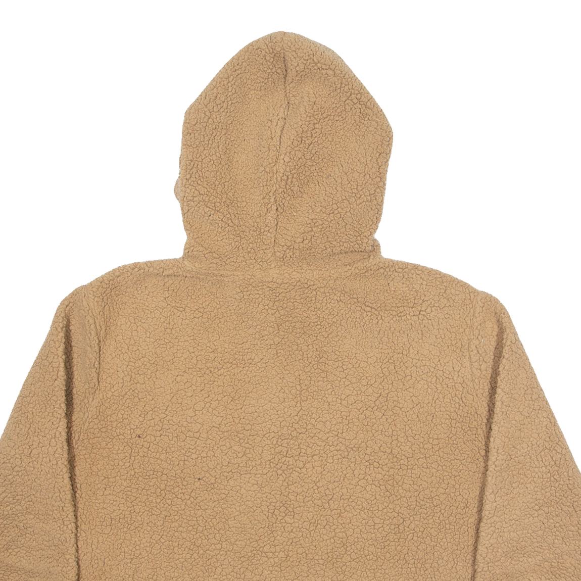 FILA Cropped Fleece Felpa con Cappuccio Donna Marrone S