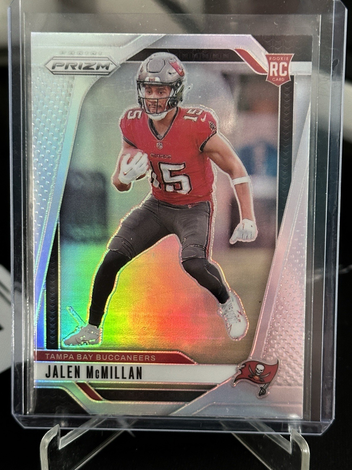 2024 Panini Prizm - Rookies Jalen McMillan #338 Silver Prizm (RC)