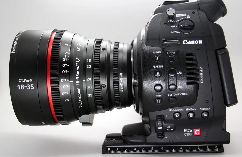 cine parfocal Sigma 18-35mm t2 canon ef mount full manual hard stops de clicked - Image 3 of 4