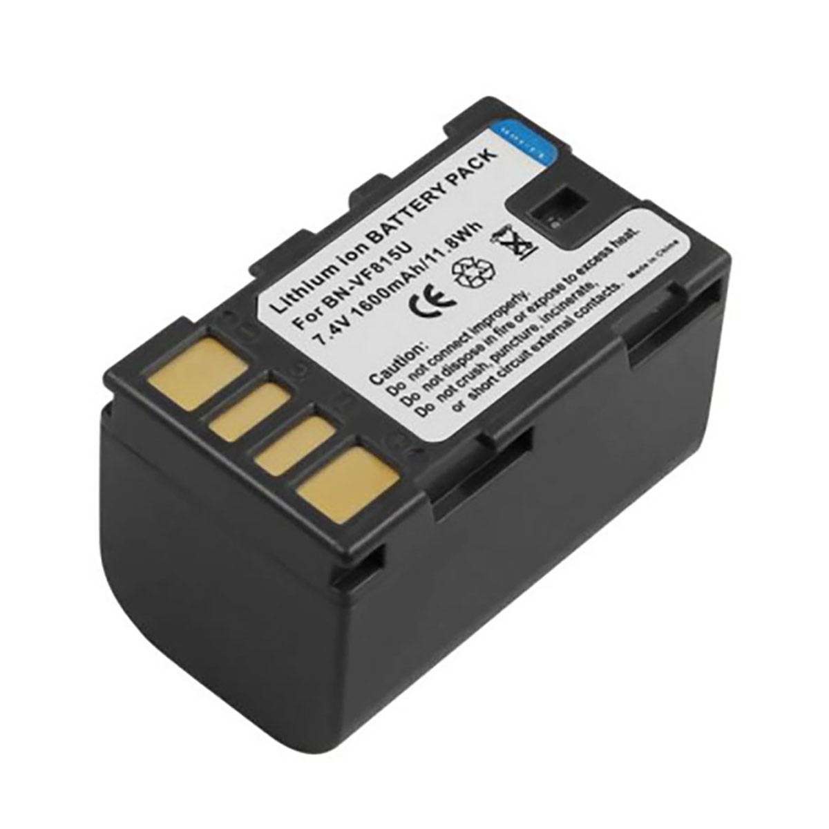 Batterie Caméscope JVC GC-PX10 7.4V 1600mAh Lithium-ion BN-VF815U Avizar