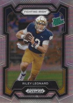 Riley Leonard 2024 Panini Prizm Draft Picks #106 Notre Dame Fighting Irish