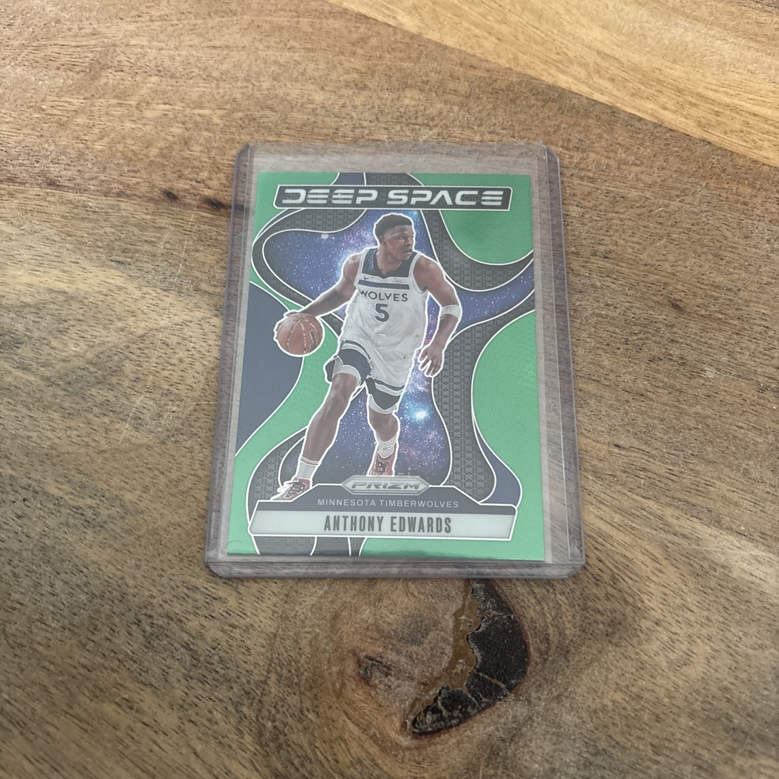 2024-25 Panini Prizm Anthony Edwards Deep Space Green Pulsar  Timberwolves SP