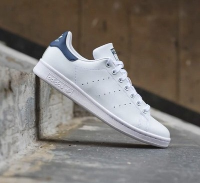 adidas Originals Stan Smith White/Navy Men s Size 8 NEW (No Box)