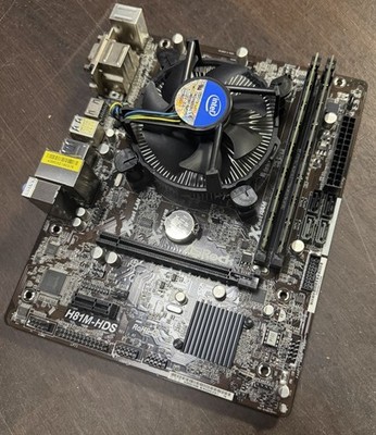 ASROCK Mainboardbundle H81M-HDS, INTEL i3-4130, 8GB DDR3 und Kühler