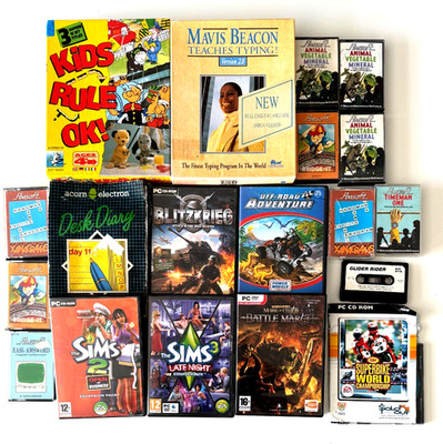 Collection of Computer Video Games : Various Platforms : Amstrad : PC ...