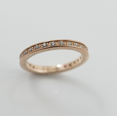 Virtue .925 Sterling Silber Ring vergoldet Größe 'N'