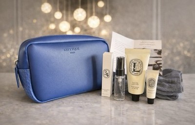 Diptyque Amenity Kit inkl. Inhalt + 10ml EDT 34 Boulevard Saint Germain