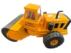 Tonka 70s Mighty Roller Pressed Steel Toy Rare Orange Color Vintage