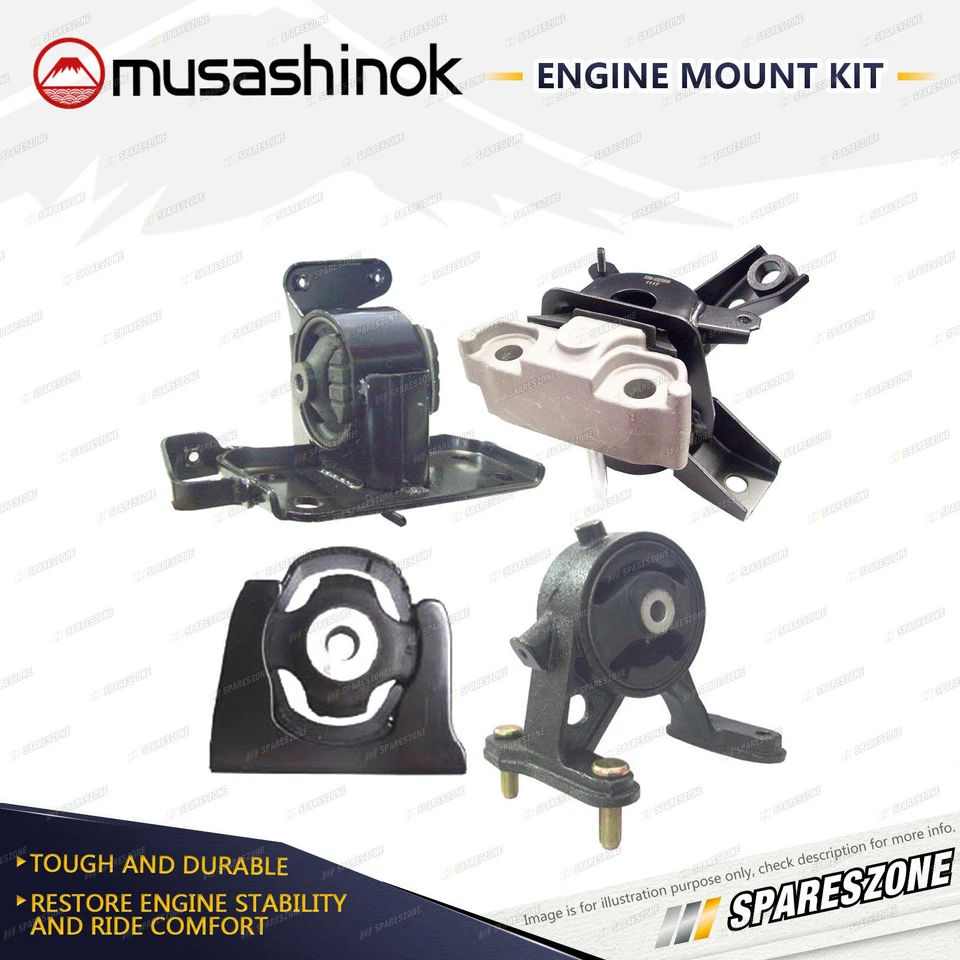 Full Engine Mount Kit for Toyota Rav 4 ACA33 2.4L 4Cyl 4WD 2AZFE 06-13 Auto