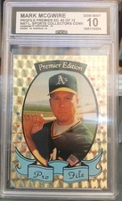 Mark McGwire Profile Premier Edition National Sports Collector's CCG 10 2/12