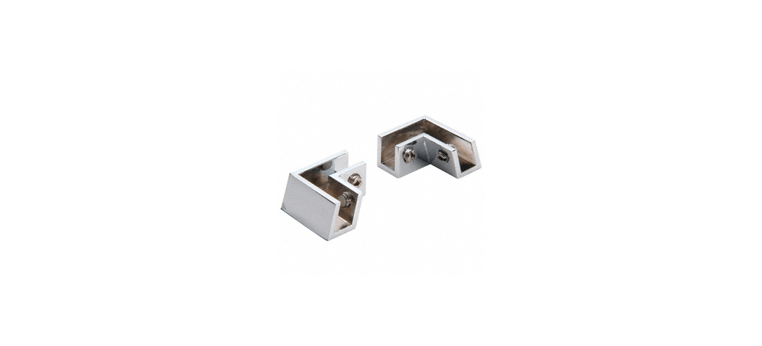 CRL ZLSA2CH Two Way Bottom Angle Clamp Chrome