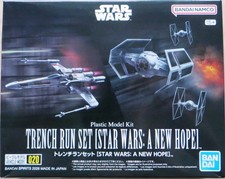 Bandai Trench Run Set X-Wing, TIE Fighter & TIE X-1 1/144 Scale Star Wars ANH
