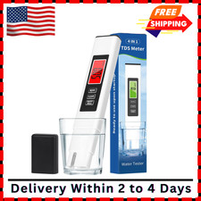 2025 New 4 in 1 TDS Meter, TDS Meter Digital Water Tester, Accurate and Reliable