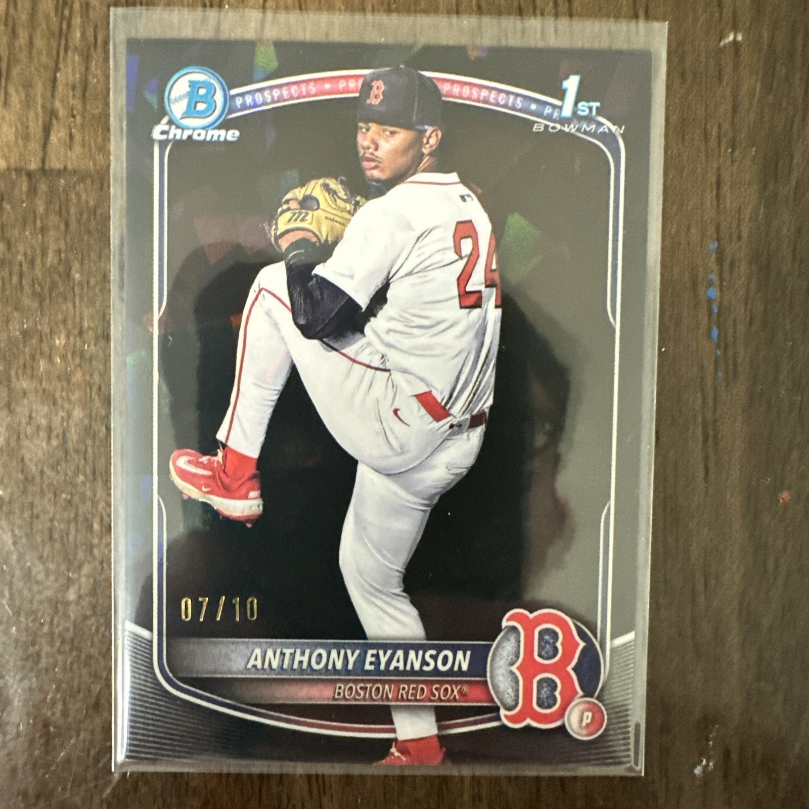 Topps 2025 Bowman Draft Sapphire - Anthony Eyanson 1st Bowman - Black 7/10