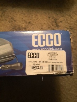 Ecco 5580CA-VM 15'' Minibar 5580 Reflex 12-24VDC 8 Head Vacuum-Mount Clear Amber