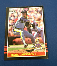 1985 Donruss Baseball Mark Langston Rookie Card #557 Set Break NM. rookie card picture