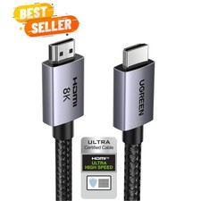 8K HDMI 2.1 Cable 48Gbps 6.6FT, Certified Ultra High Speed HDMI Cord