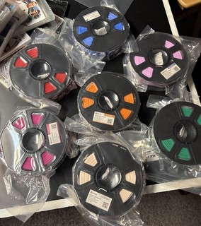 Confezione 7 Rotoli 500g Filamento Stampante 3D Più Colori PLA MIKA 3D