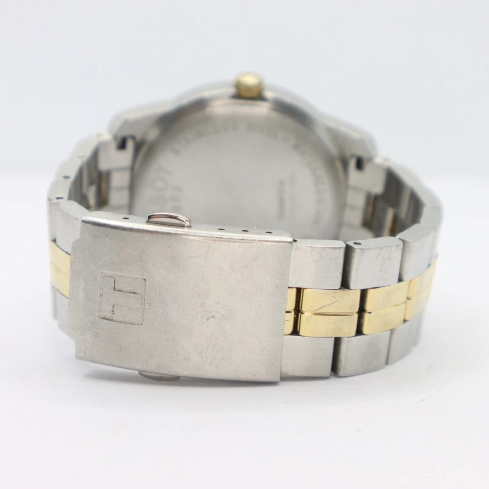 Tissot 1853 PR 100 Silver Dial Swiss Date Quartz ETA F06111 Two Tone Steel Watch - image 4 of 4