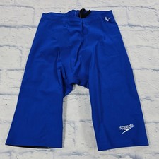 Speedo Jammer Swim Shorts Mens 24 Blue FINA Approved Competitive Racing Suit